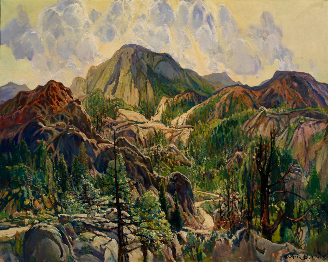 Väg i Cuyamacas av Charles Reiffel