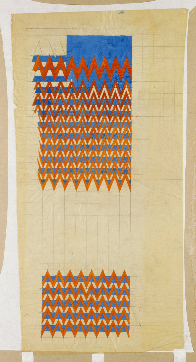 Tygdesign av Charles Rennie Mackintosh