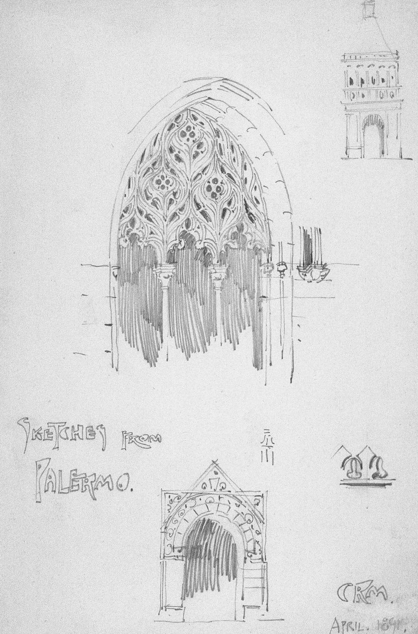 Skisser från Palermo av Charles Rennie Mackintosh