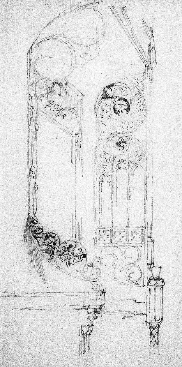 Trappa, 1891 av Charles Rennie Mackintosh