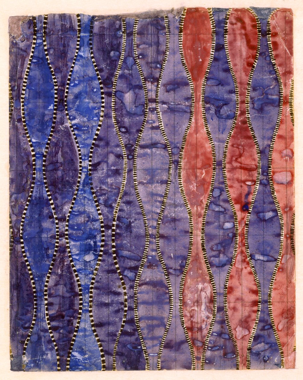 Textil design av Charles Rennie Mackintosh