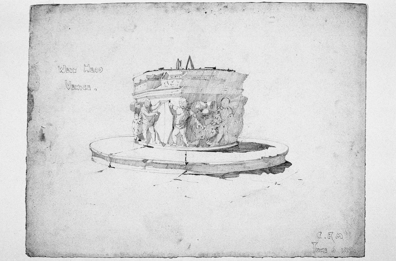Well Head, Venedig, 1891 av Charles Rennie Mackintosh