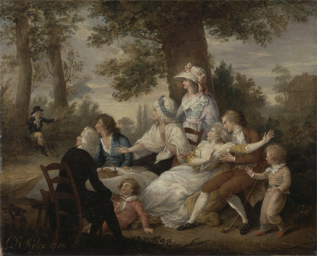 "The Vicar of Wakefield," Vol. I, kap. VIII: Dining in the Hayfields