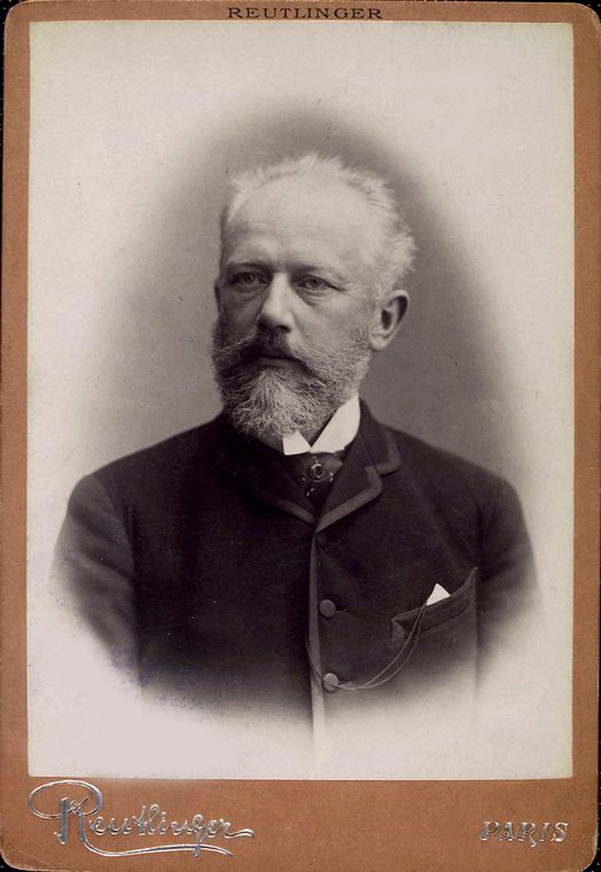 Peter Ilich Tjajkovskij, rysk kompositör, sent 1800-tal av Charles Reutlinger