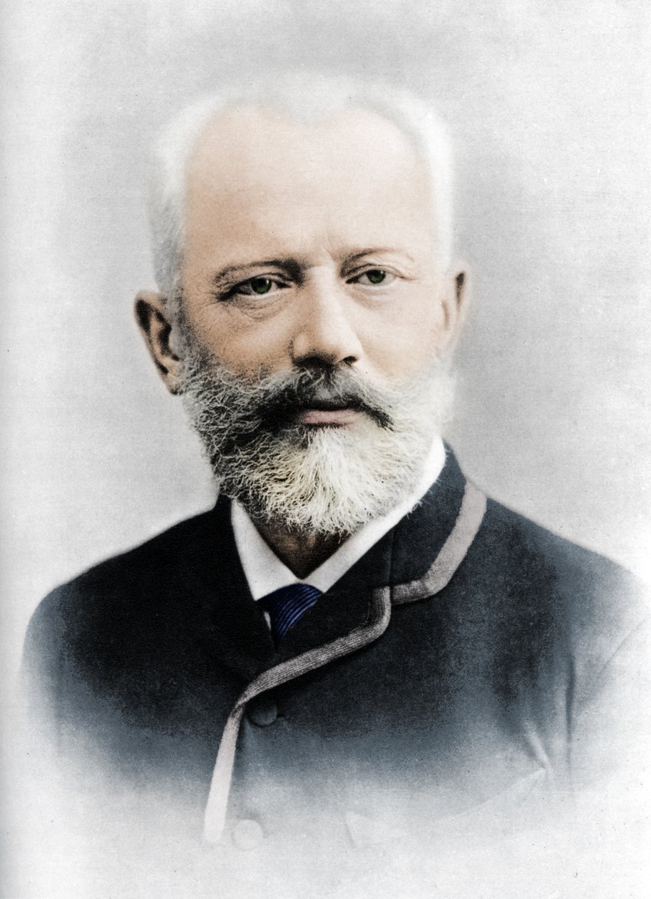 Pjotr Iljitj Tjajkovskij 1840 - 1893, rysk kompositör av Charles Reutlinger