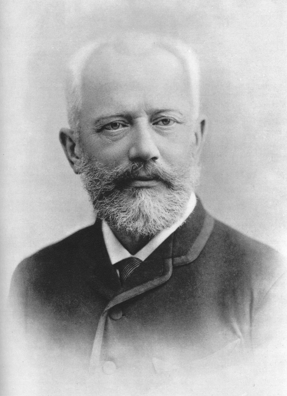 Pjotr Iljitj Tjajkovskij 1840 - 1893, rysk kompositör av Charles Reutlinger
