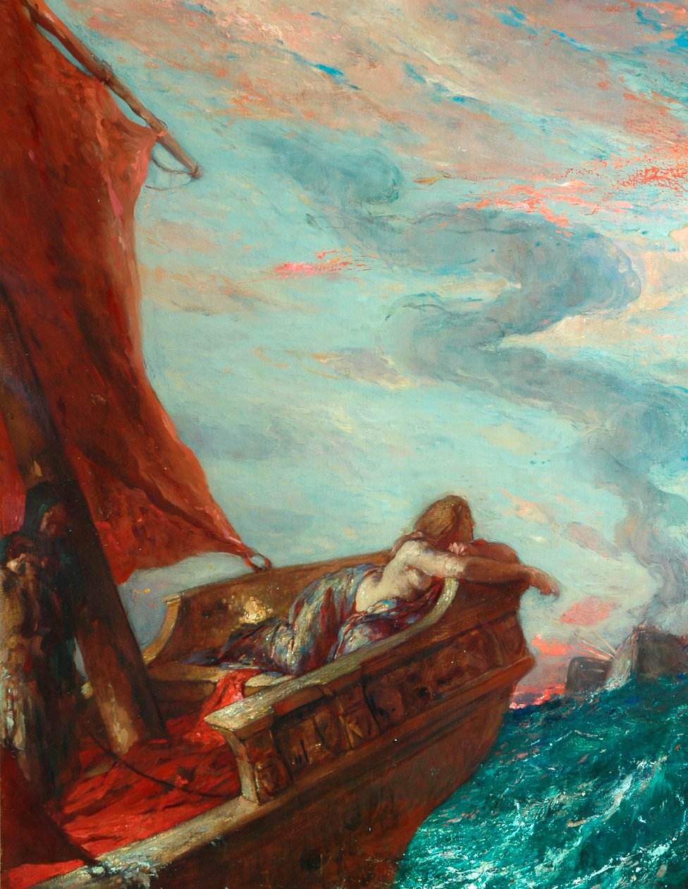 Cleopatra under flygning av Charles Ricketts