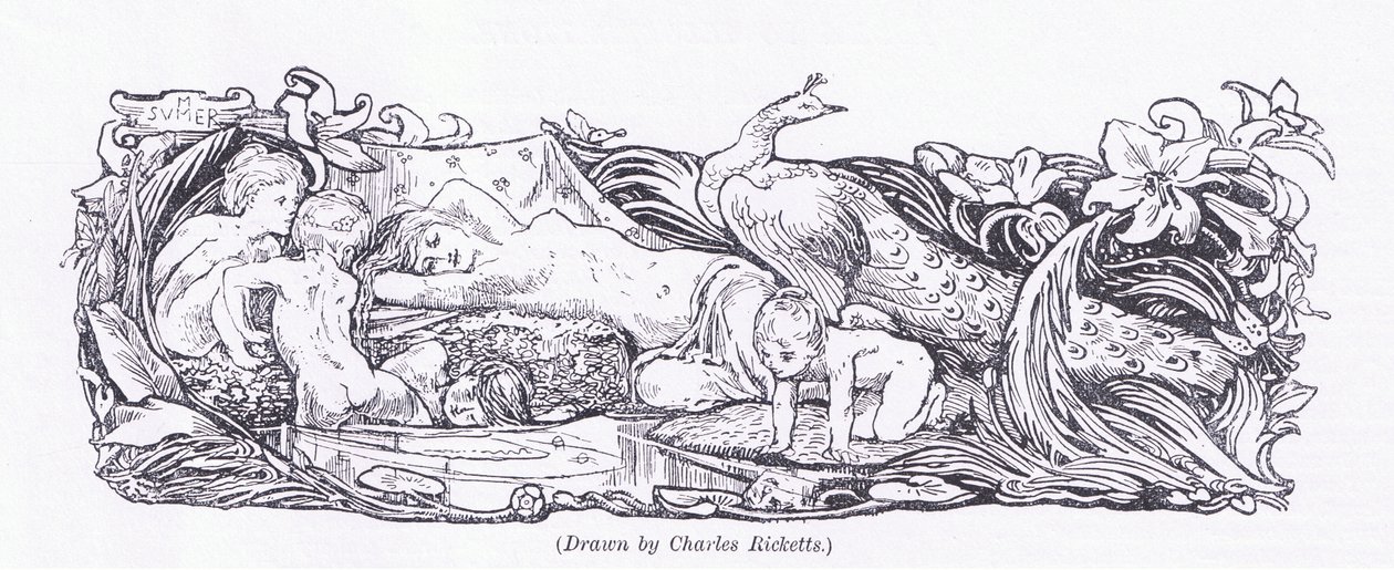 Summer, från The Magazine of Art 1893, Cassell and Company, 1893 av Charles Ricketts