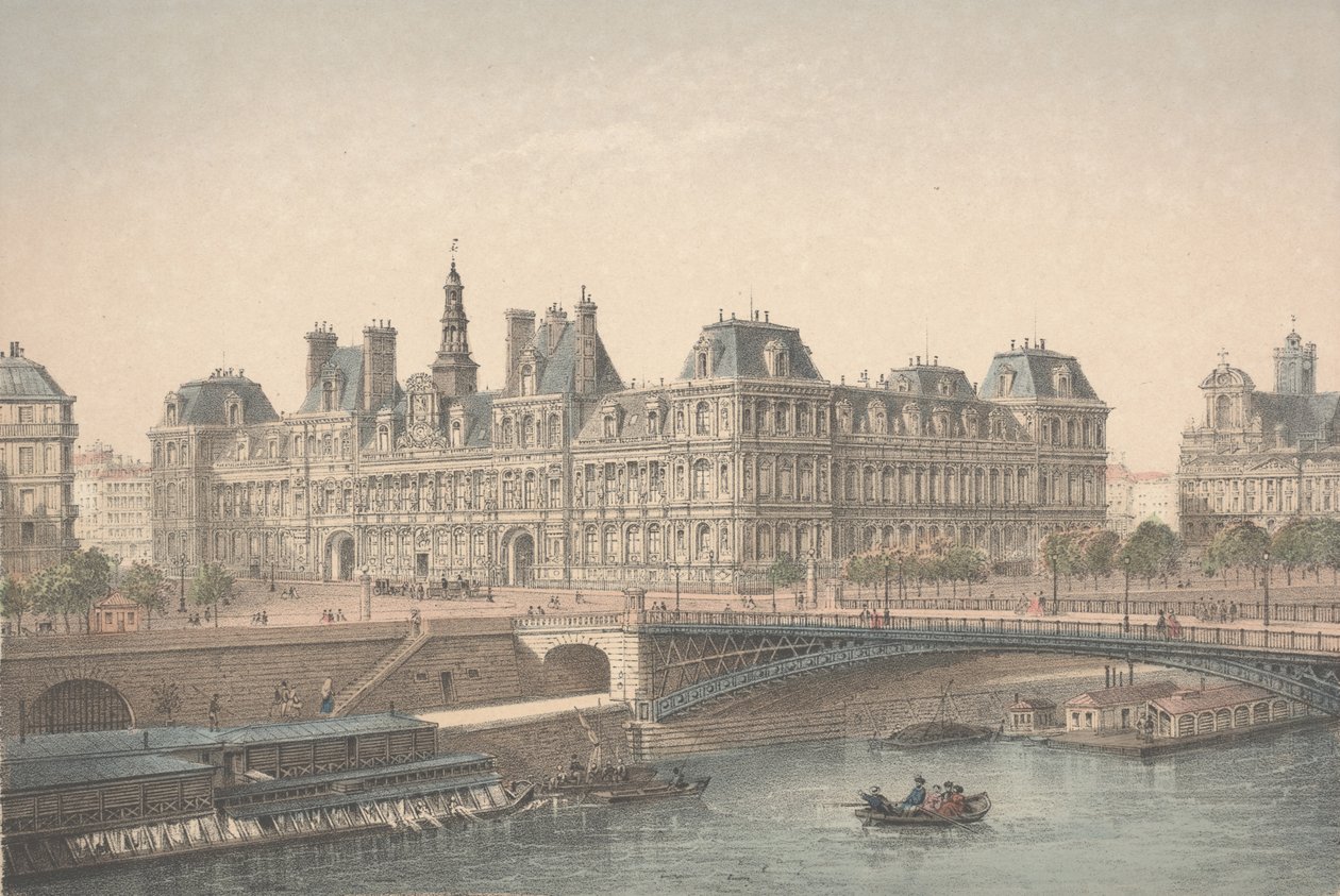 Stadshuset, Paris av Charles Riviere