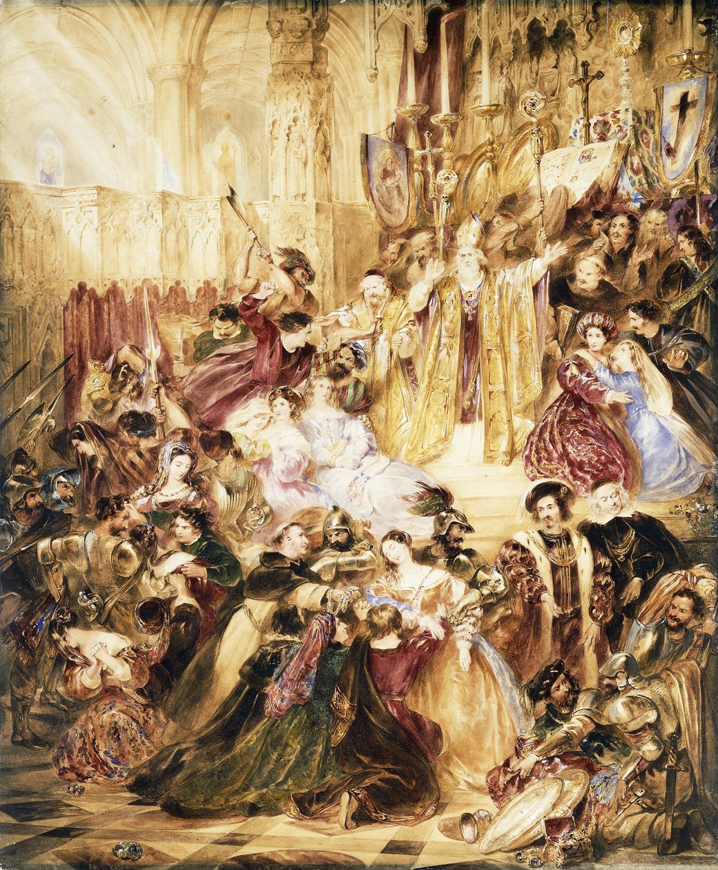 Välsignelsen avbruten, av Charles Robert Leslie