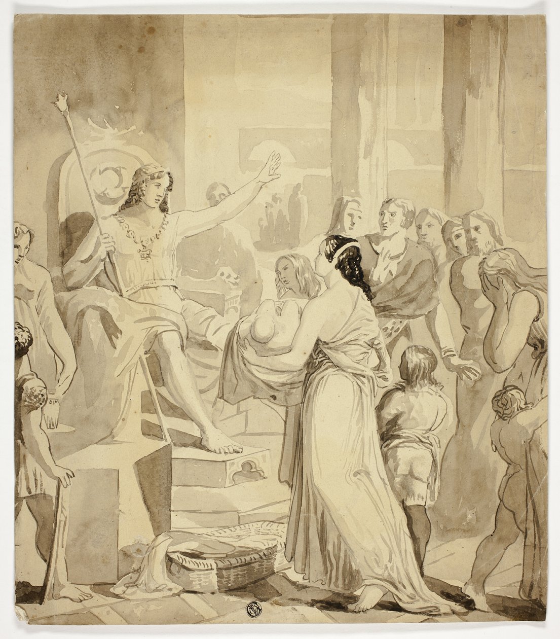 Scen ur "En vintersaga av Charles Robert Leslie