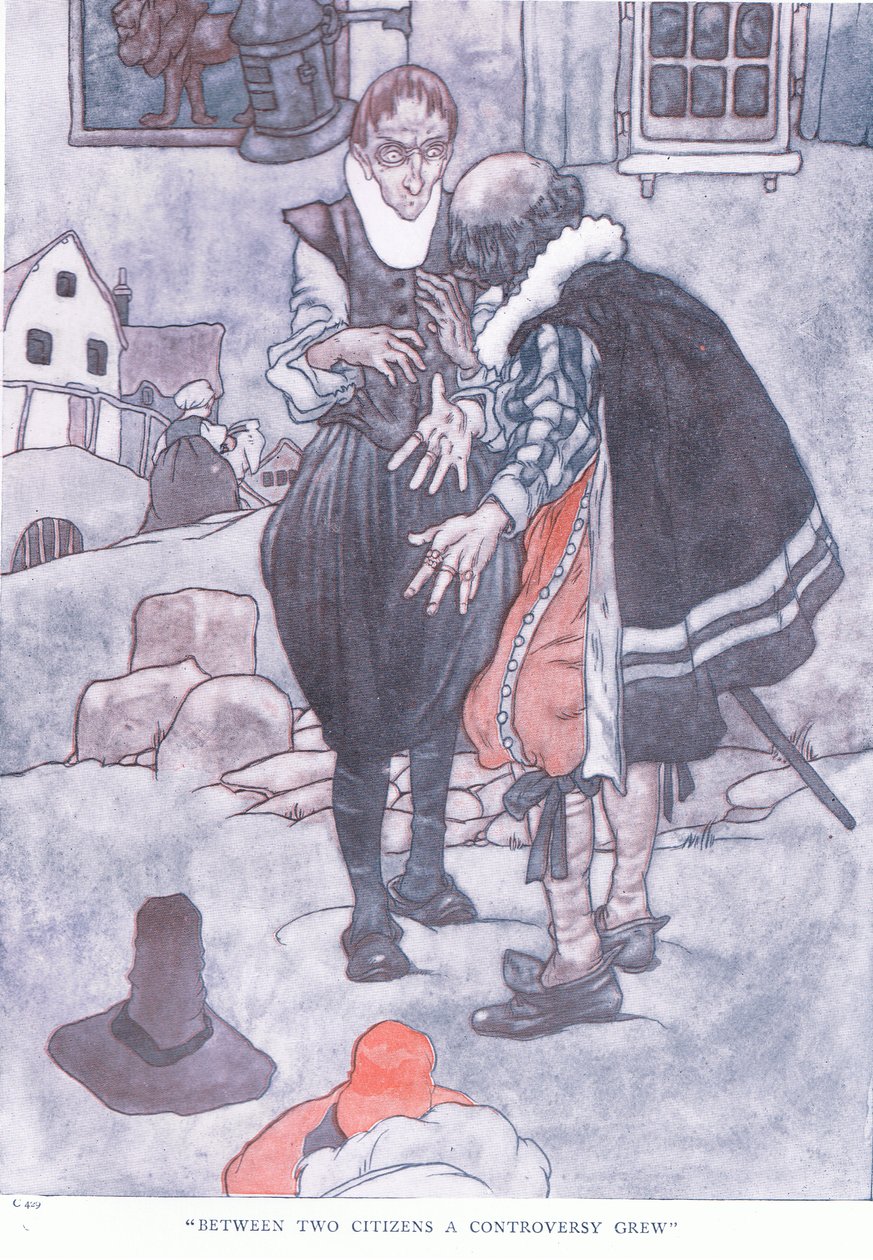 Mellan de två medborgarna växte en motsättning fram, 1930-talet av Charles Robinson