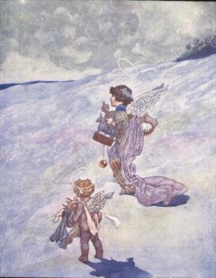 Julänglar med leksaker av Charles Robinson