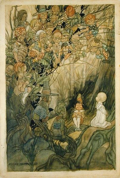 Feer (akvarell på papper) av Charles Robinson