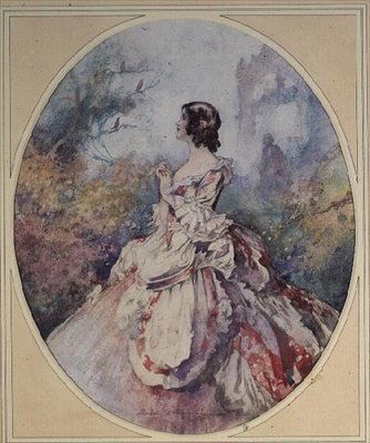 Musik, ca 1920 (akvarell) av Charles Robinson