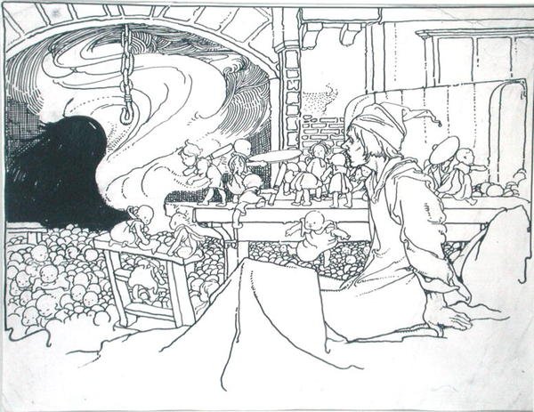 The Furious Host, illustration från 