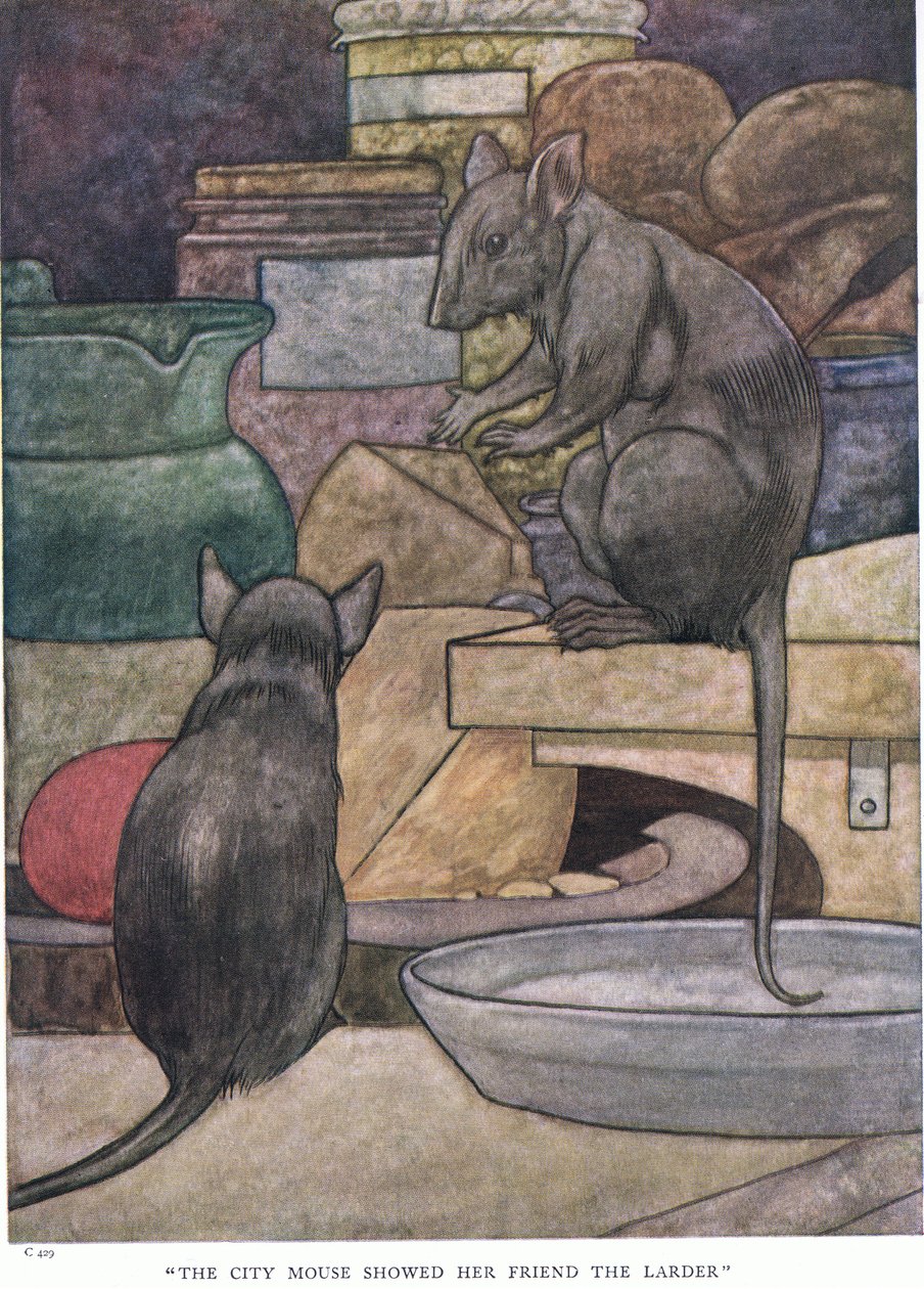 Stadsmusen visade sin vän skafferiet, 1930-talet av Charles Robinson
