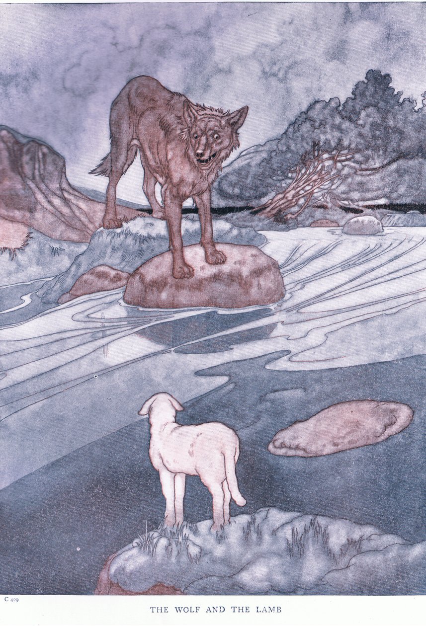 Vargen och lammet, 1930-talet av Charles Robinson
