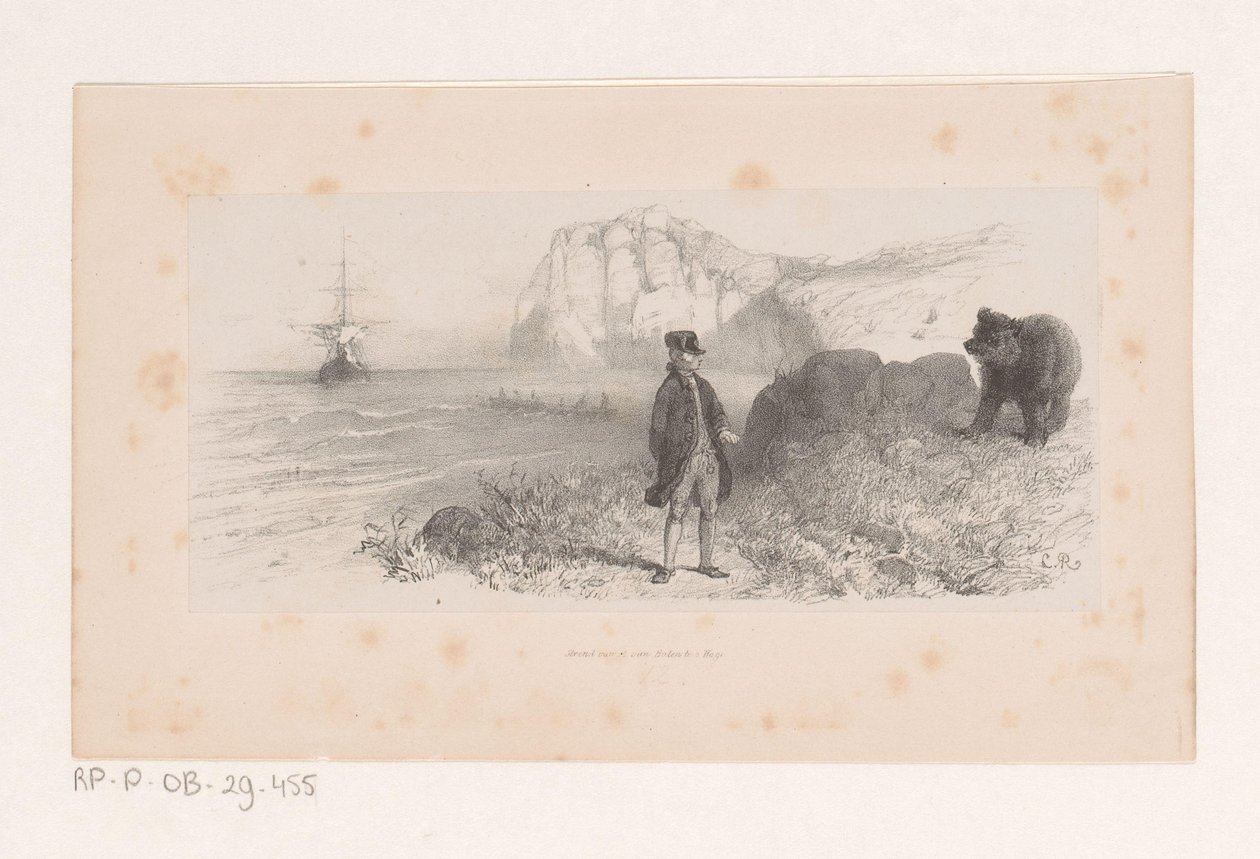 Baron von Munchausen med öl av Charles Rochussen