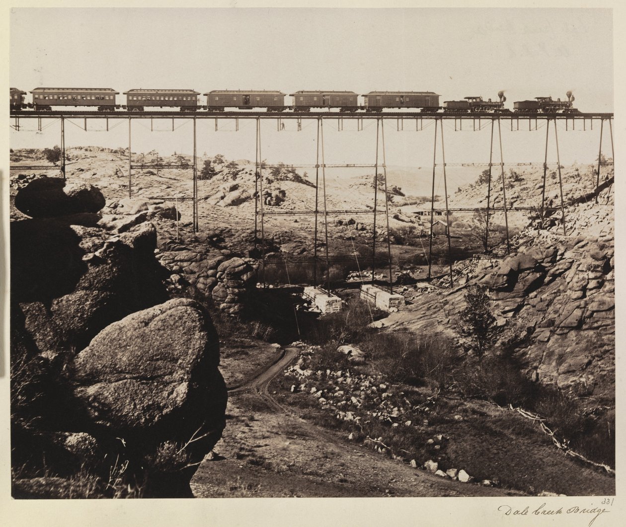 Dale Creek Bridge av Charles Roscoe Savage