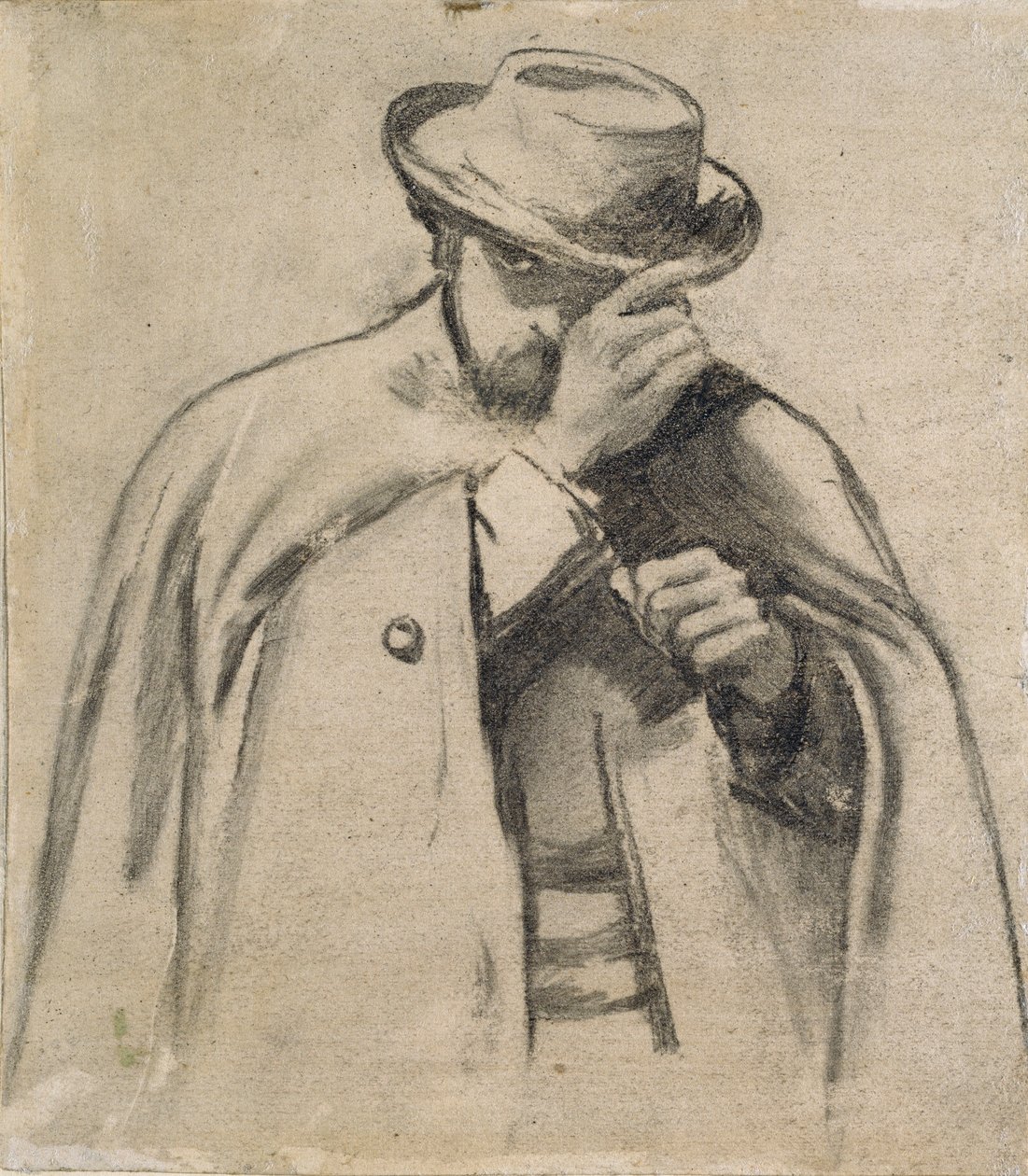 Dante Gabriel Rossetti, c1860-talet av Charles Samuel Keene