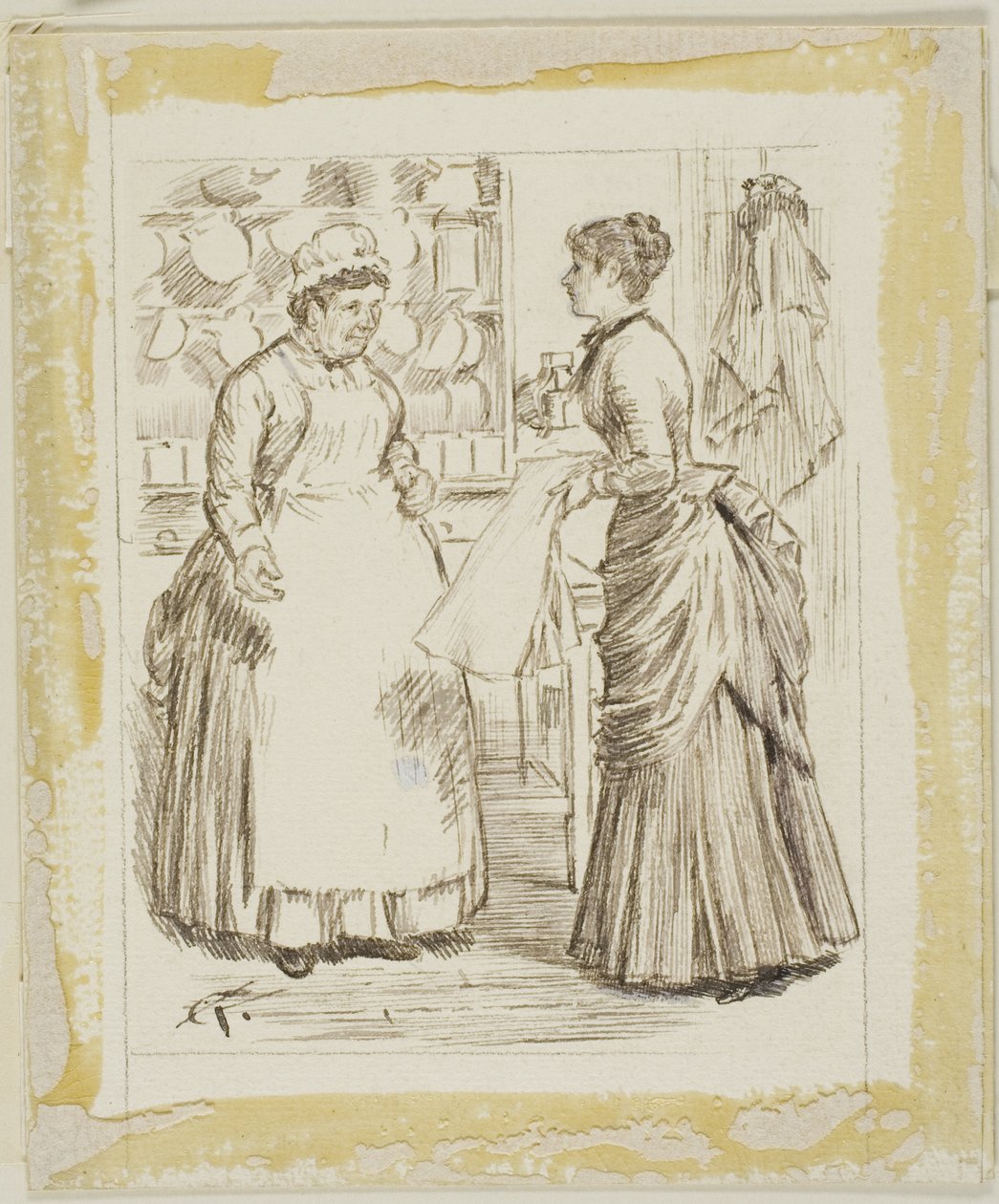 I köket av Charles Samuel Keene