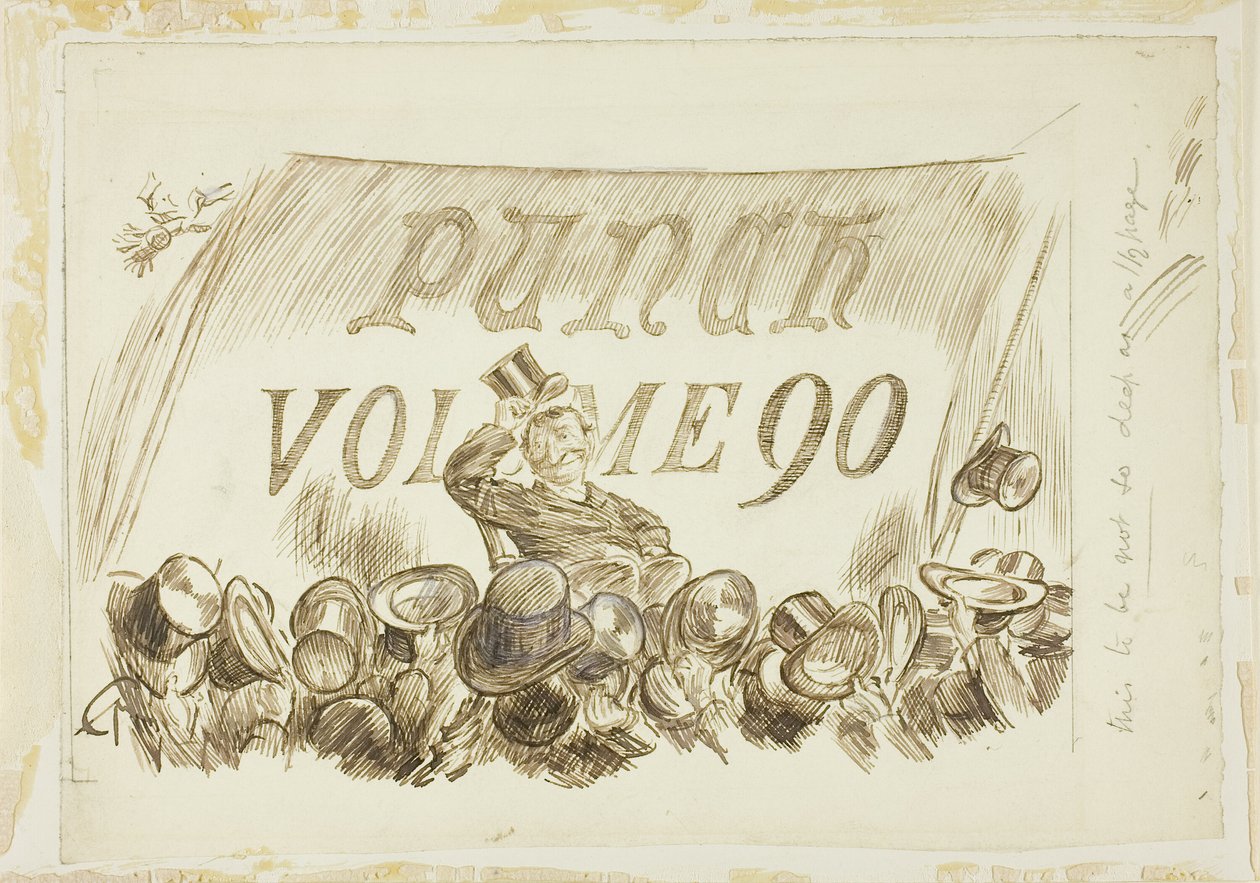 Studie för Punch, volym 90 av Charles Samuel Keene