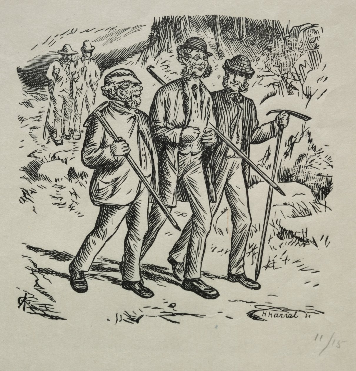 De tre namnen av Charles Samuel Keene