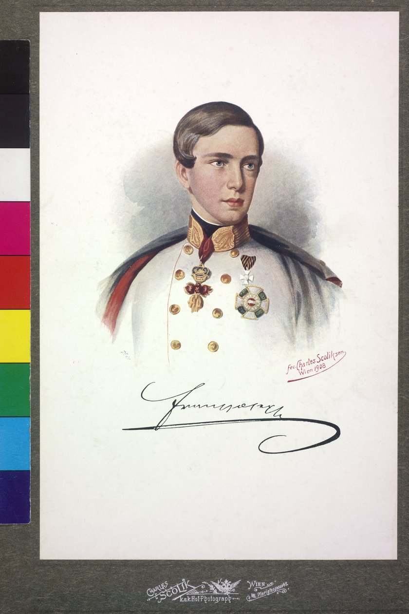 Kejsare av Österrike Franz Joseph I av Charles Scolik