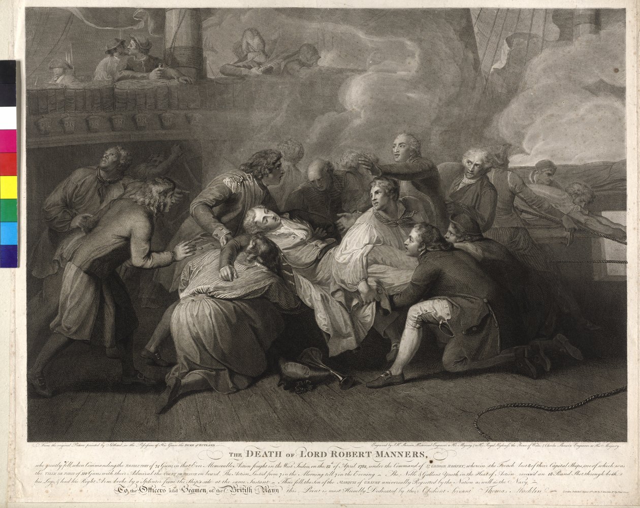 Lord Robert Manners (1758-1782) Lord Robert Manners död av Charles Sherwin