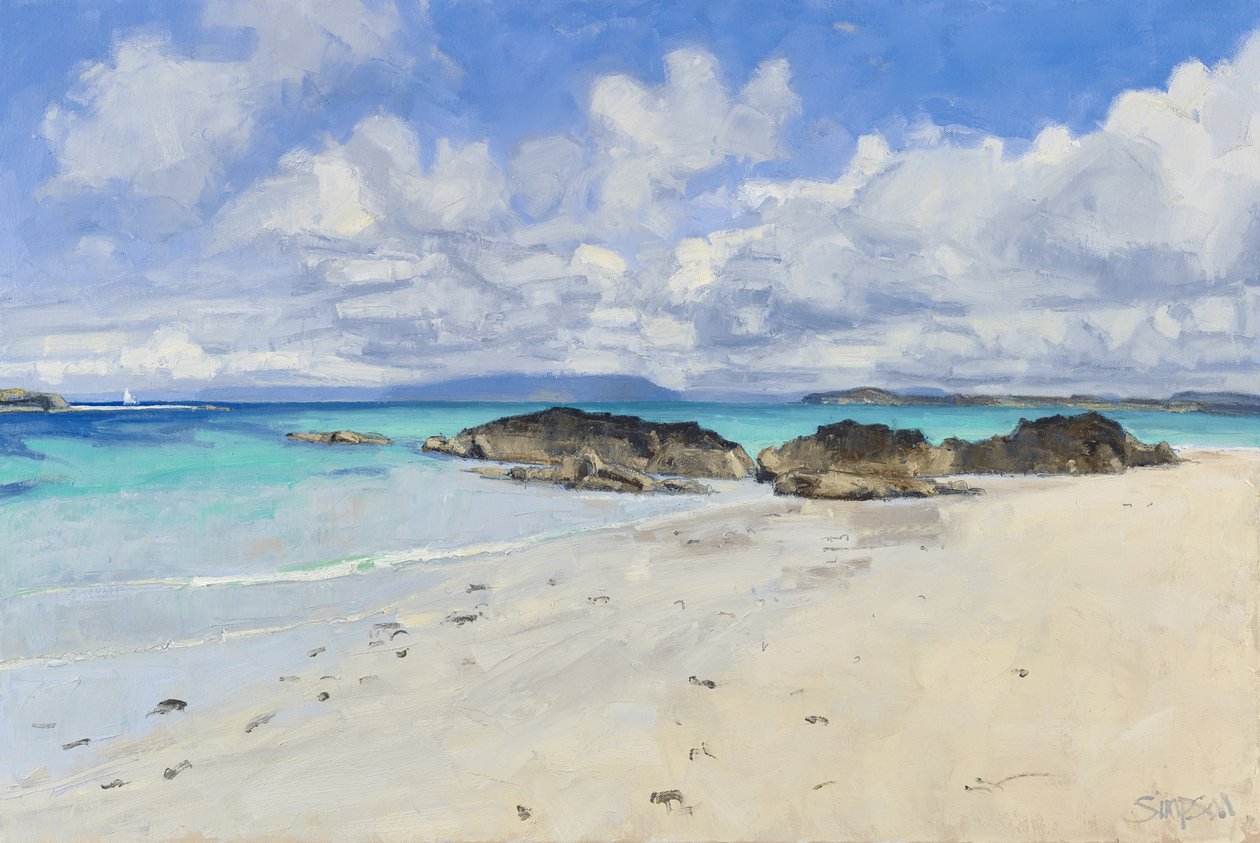 Iona Summer (The Finger), 2015 (olja på duk) av Charles Simpson