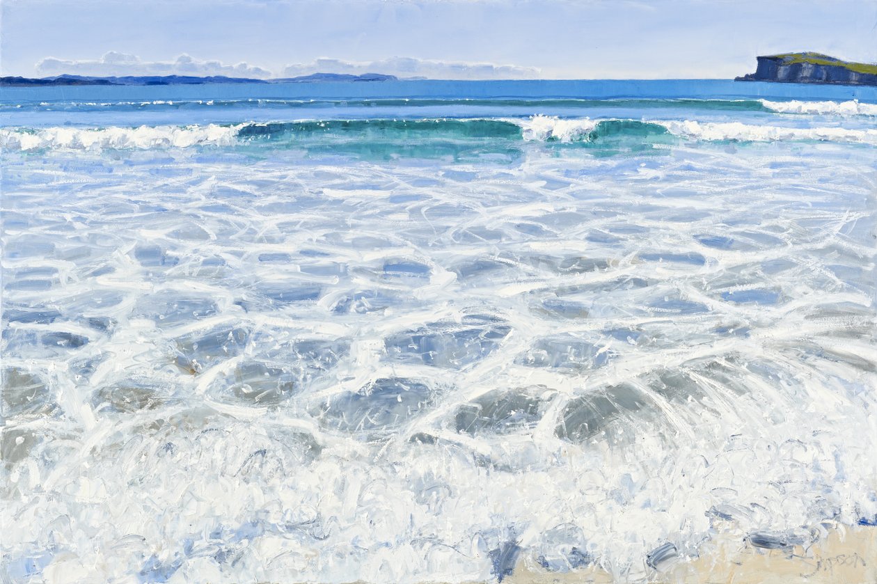 Oldshoremore Sea, 2010 (olja på duk) av Charles Simpson