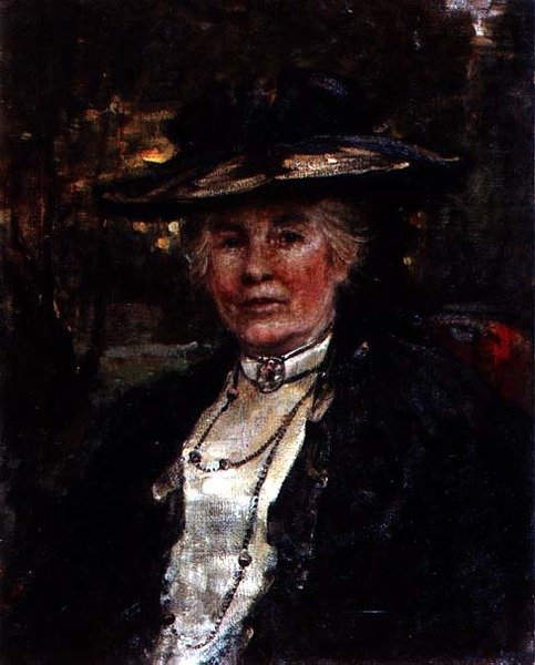 AB0228 Porträtt av Lady Winkworth av Charles Sims