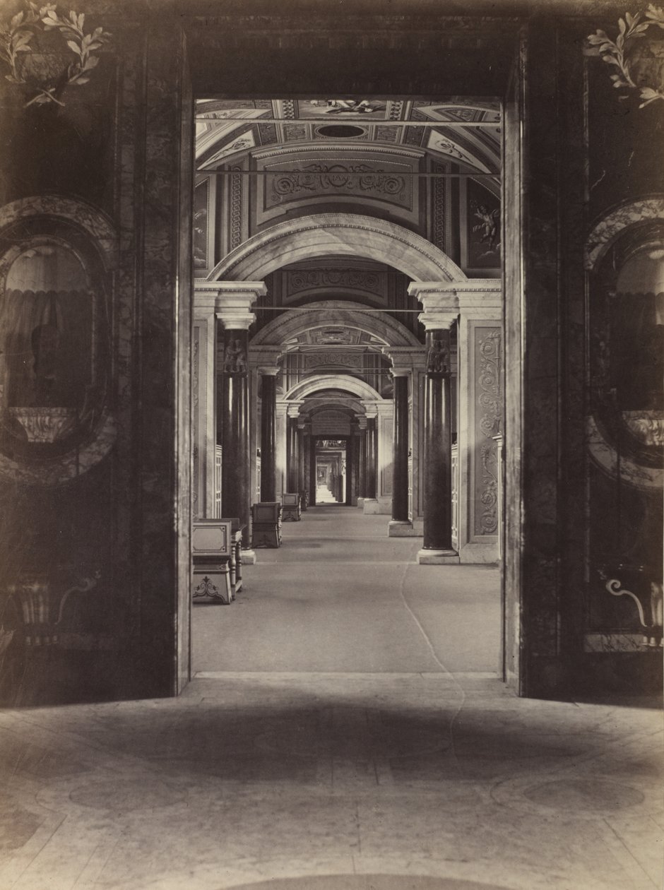 Vatikanens bibliotek, ca. 1860. av Charles Soulier