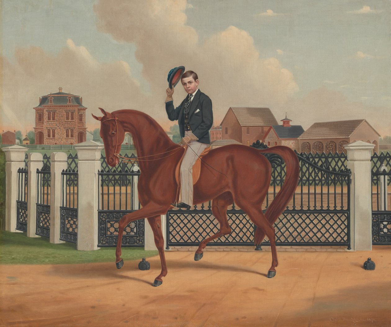 George Franklin Archer och Archer Residence av Charles Spencer Humphreys