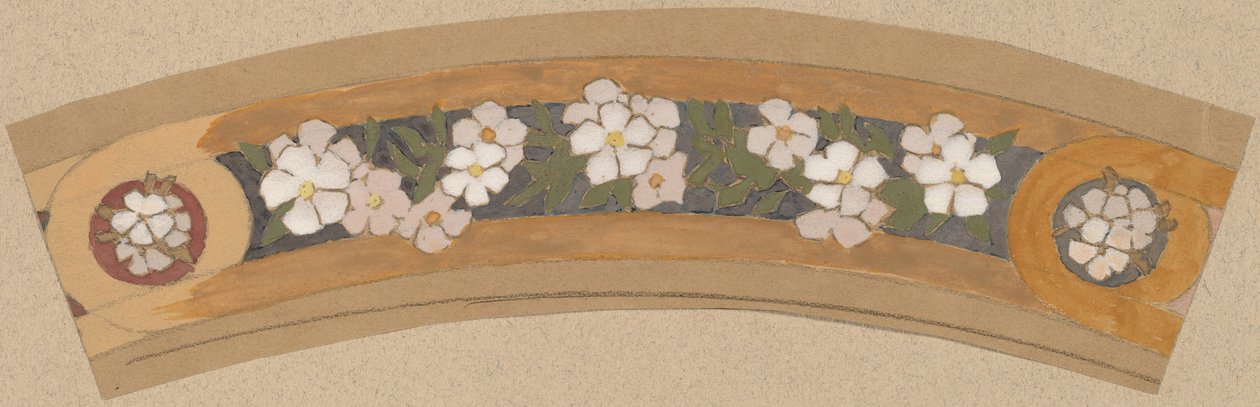 Studera för en gränsdesign av Charles Sprague Pearce