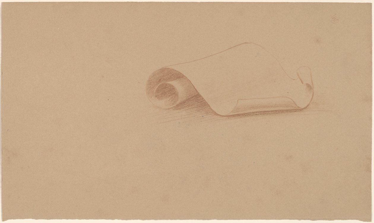 Studie av en rulla av Charles Sprague Pearce