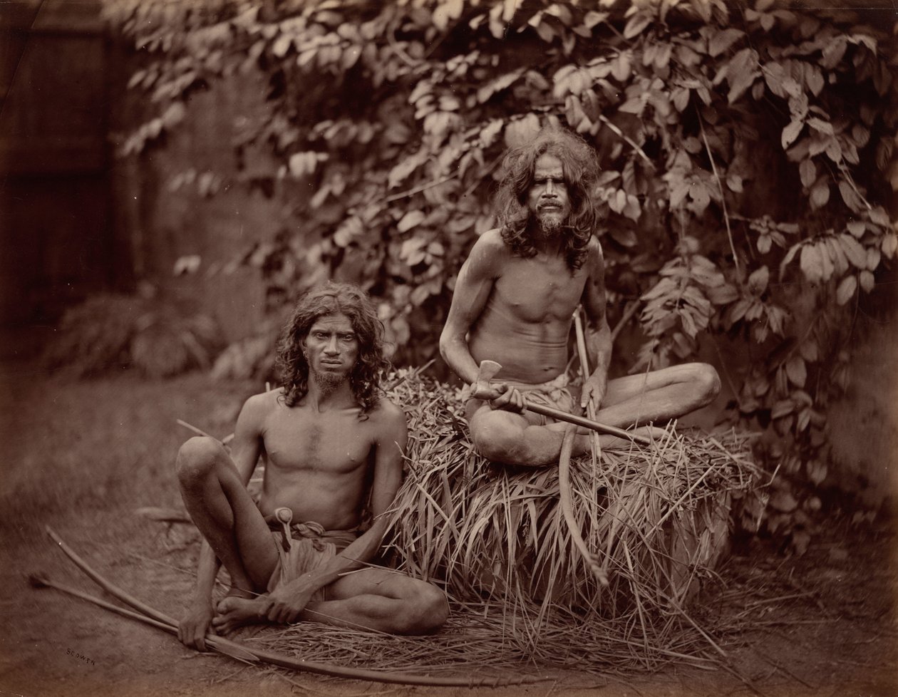 Veddahs, ca. 1870 (foto) av Charles T Scowen & Co