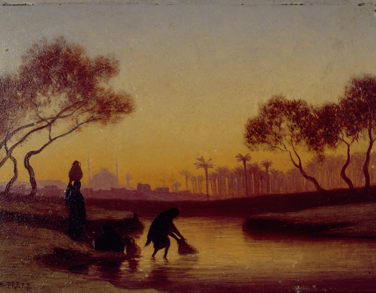 Samla vatten från floden av Charles Theodore Frere