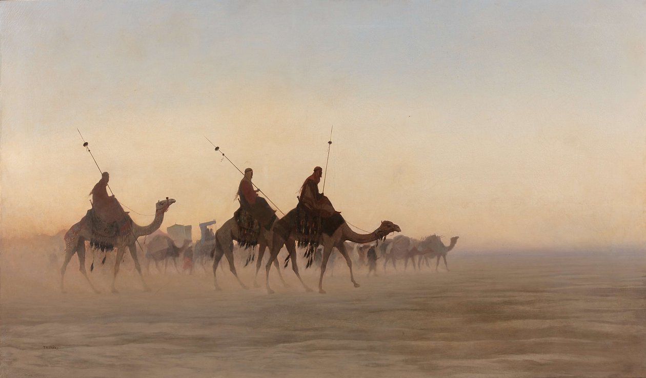 Stor karavan i Mecka. av Charles Theodore Frere
