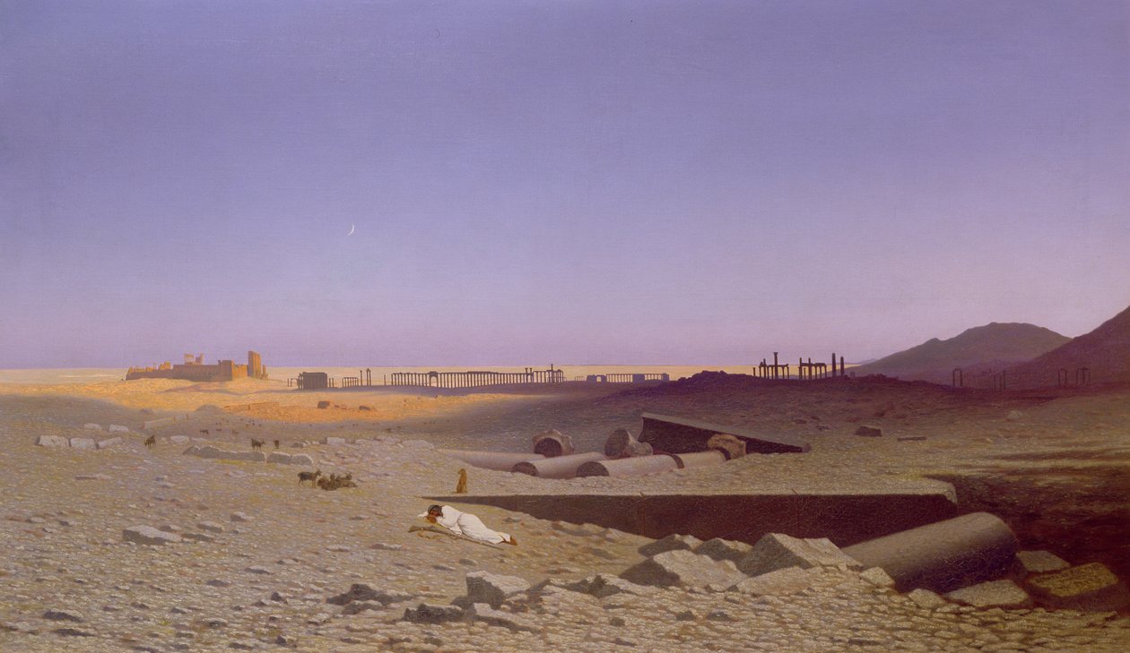 Ruinerna av Palmyra, 1839 av Charles Theodore Frere
