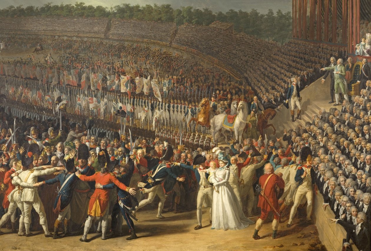 Fête de la Fédération, 14 juli av Charles Thevenin