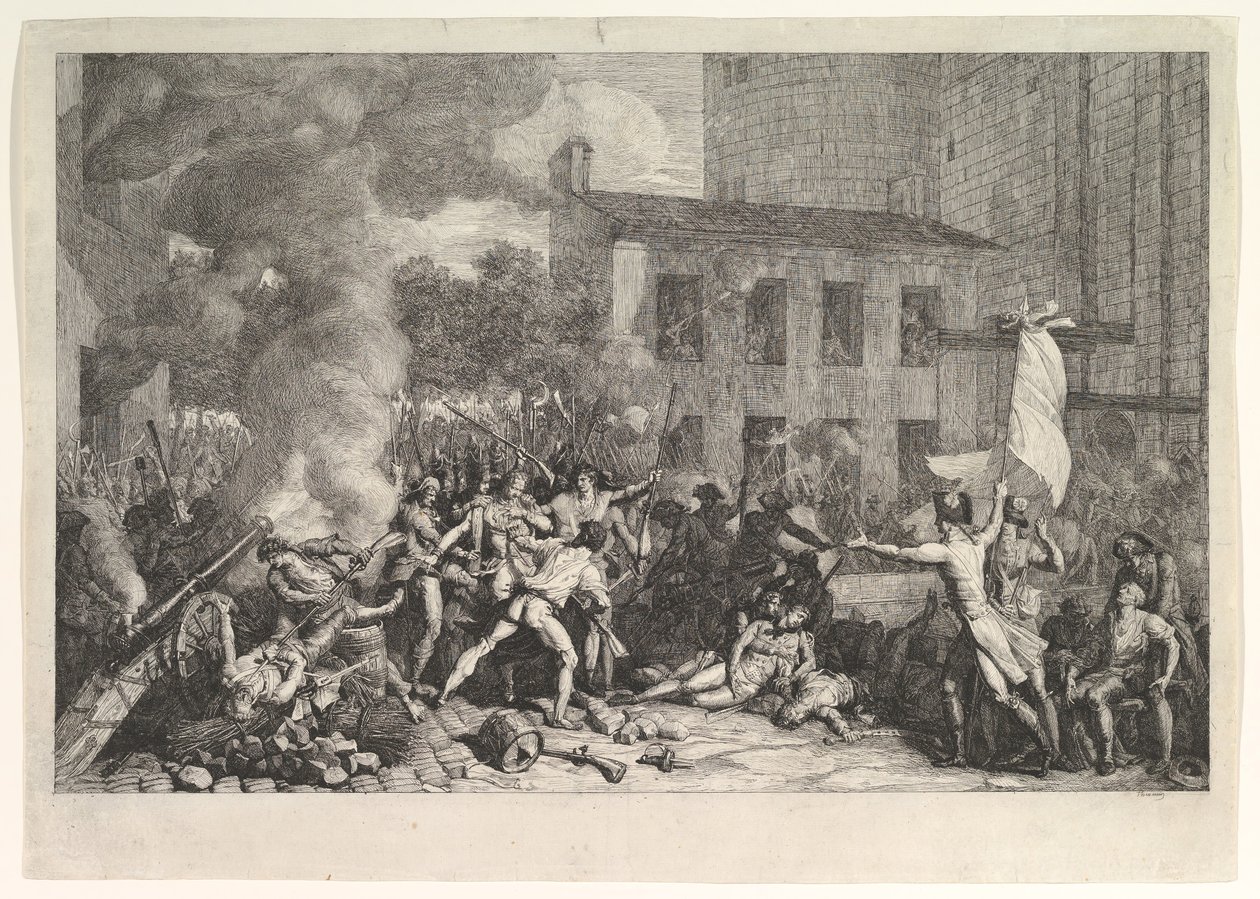 Stormningen av Bastiljen den 14 juli 1789 Stormningen av Bastiljen den 14 juli 1789, ca. 1793. av Charles Thevenin