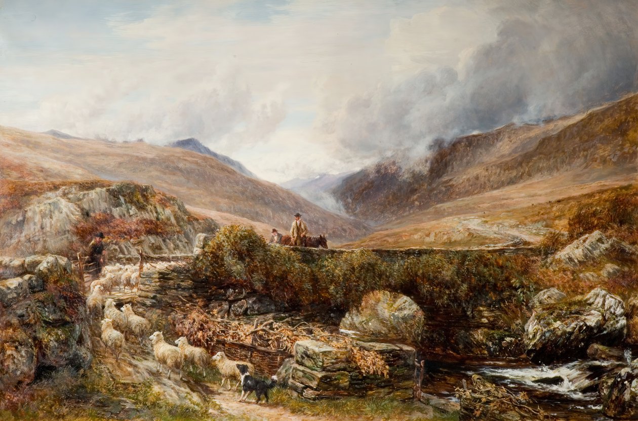 Nära Llanbedr, Barmouth, 1872. av Charles Thomas Burt