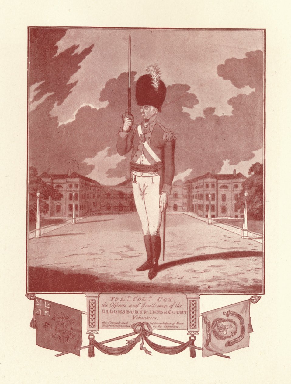 Officerare och herrar från Bloomsbury & Inns of Court Volunteers, 1780-1820, 1909. av Charles Tomkins