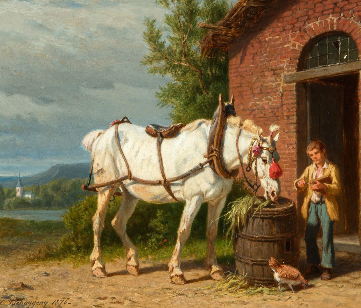 Charles-Philogène Tschaggeny - Resten av Charles Tschaggeny