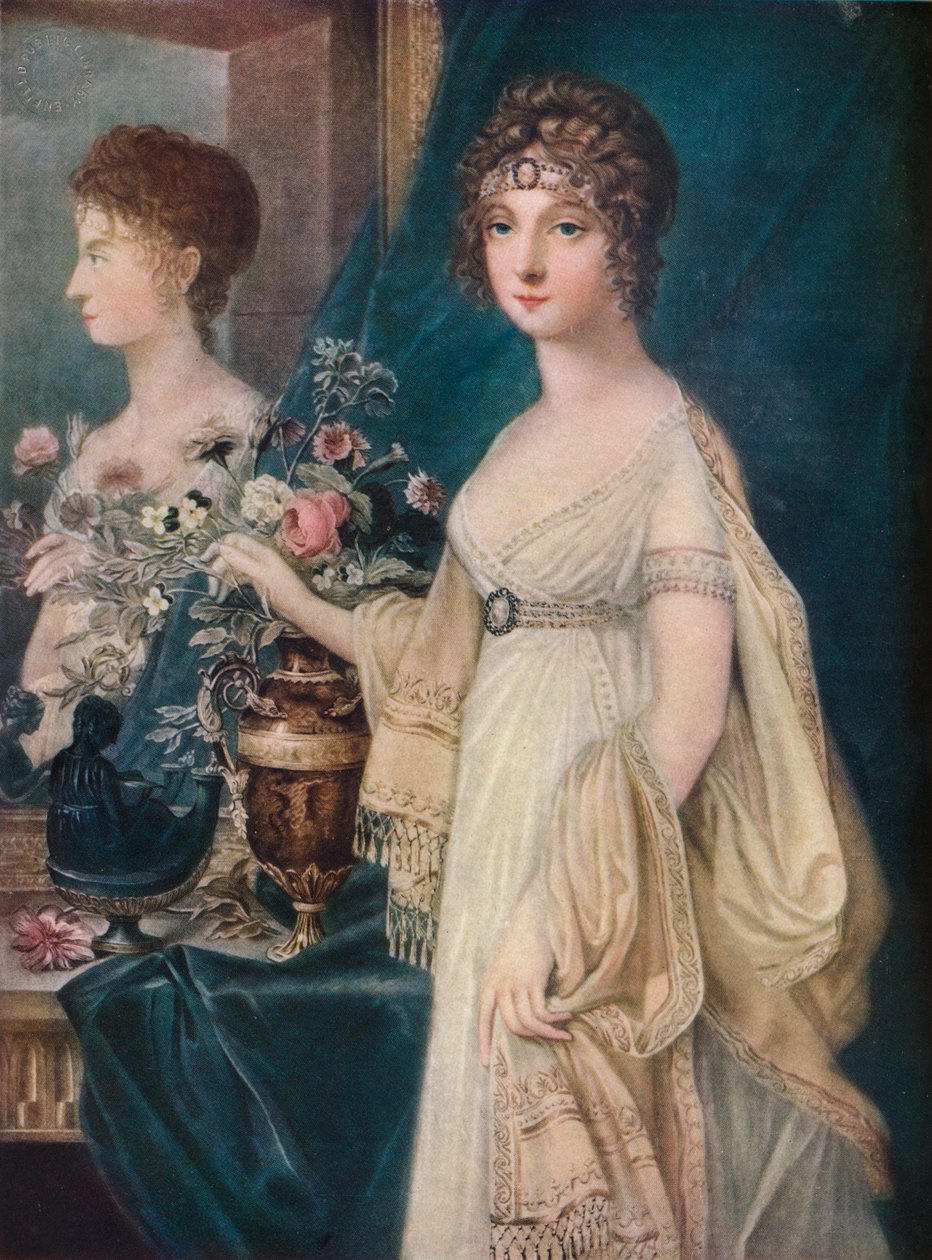 Elizabeth, gemål av Alexander I, 1800-talet, 1917 av Charles Turner