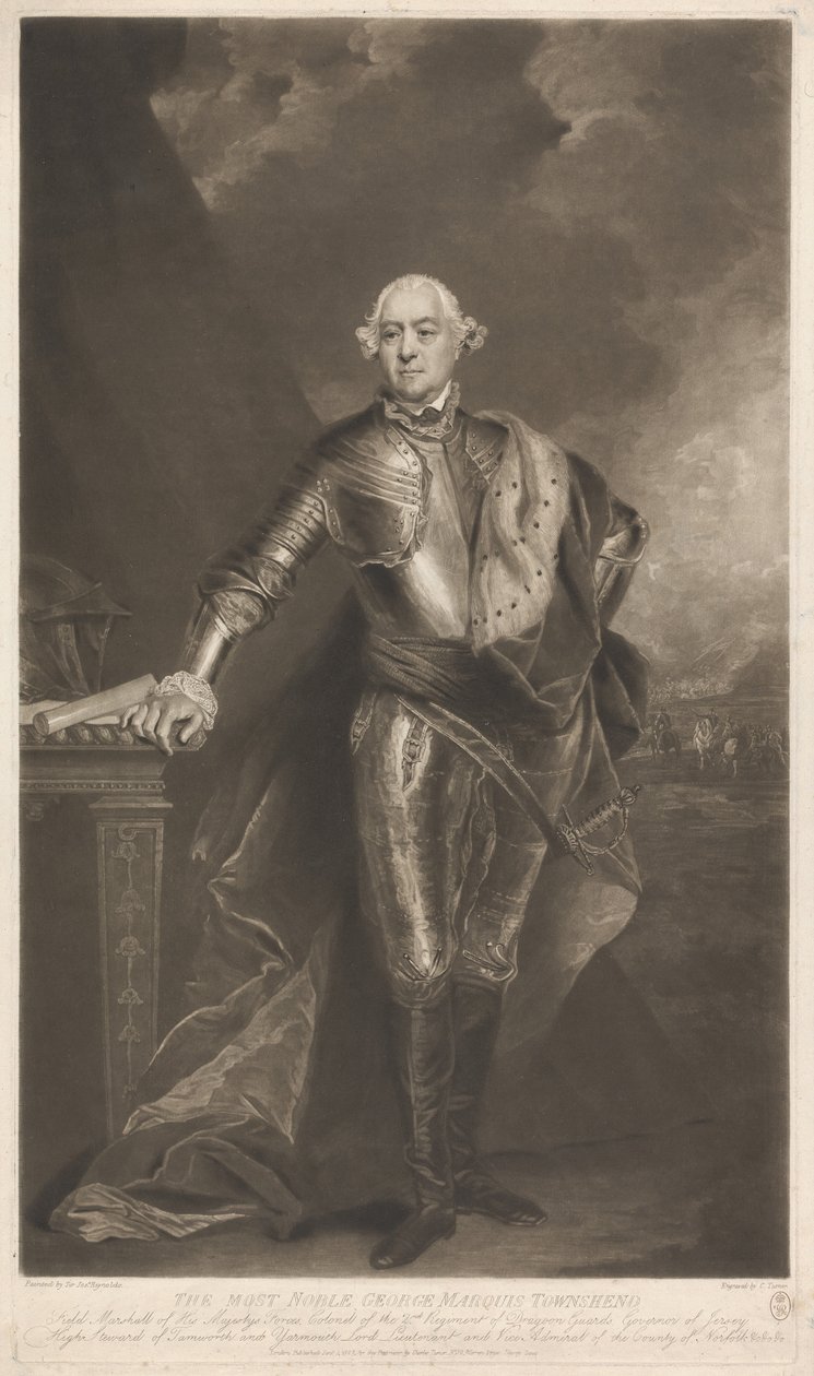 George, den förste markisen av Townshend av Charles Turner