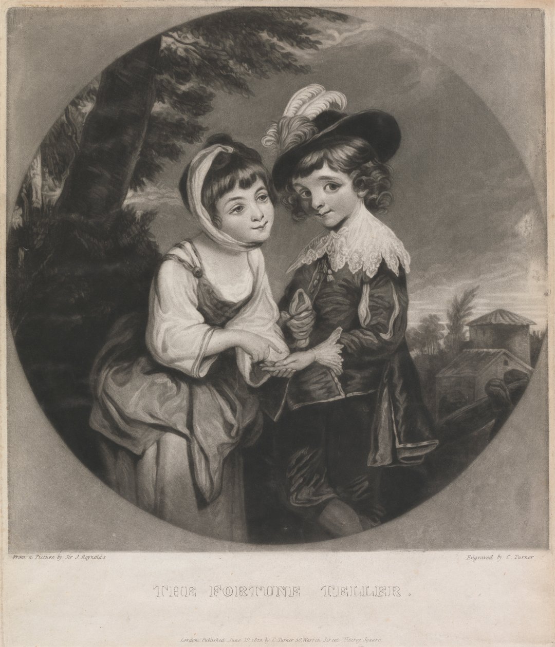 Lord Henry och Lady Charlotte Spencer: "Spåmannen" av Charles Turner