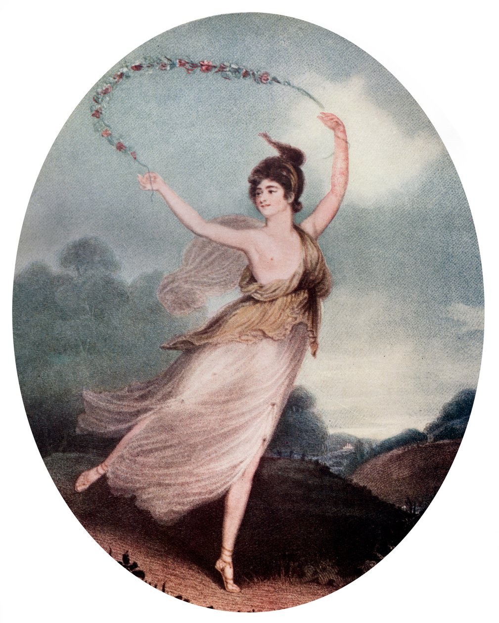 Miss Celine Parisot, 1799. av Charles Turner